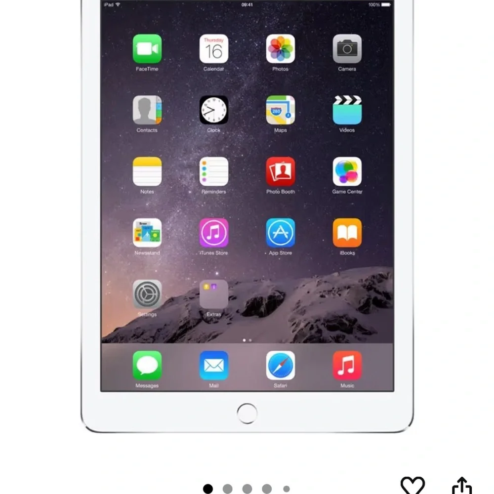 Apple Tablet with White Frame